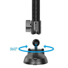 Load image into Gallery viewer, Telescopic Car Phone Mount Extension Arm Double Jointed Swivel Carbon Fiber Bracket Connecting Rod, 217-300mm For 20mm Ball Head, 235-335mm For 25.4mm Ball Head