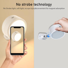 Load image into Gallery viewer, LED 360 Degree Rotating Lamp Magnetic Cabinet Spotlight Atmosphere Night Light, White, Black