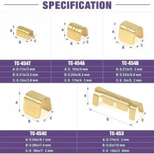 Load image into Gallery viewer, 500pcs /Box 5 Specifications Of Gold Brass Quick Crimping Buckle U-Shaped Parallel Terminal Set