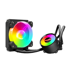 Load image into Gallery viewer, COOLMOON RGB120 5V ARGB Integrated Single Row Multi-Platform CPU Cooler, RGB120