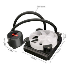 Load image into Gallery viewer, COOLMOON RGB120 5V ARGB Integrated Single Row Multi-Platform CPU Cooler, RGB120