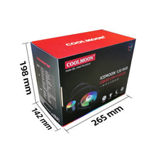 Load image into Gallery viewer, COOLMOON RGB120 5V ARGB Integrated Single Row Multi-Platform CPU Cooler, RGB120