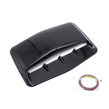 Load image into Gallery viewer, Universal Carbon Car Hood Scoop Air Flow Intake Decorative Turbo Bonnet Vent Cover With Tape