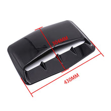 Load image into Gallery viewer, Universal Carbon Car Hood Scoop Air Flow Intake Decorative Turbo Bonnet Vent Cover With Tape