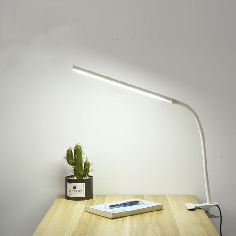LED Table Lamp With Clamp & Flexible Gooseneck USB Reading Light Bedside Lamp
