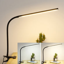 Load image into Gallery viewer, LED Table Lamp With Clamp &amp; Flexible Gooseneck USB Reading Light Bedside Lamp
