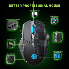 Load image into Gallery viewer, Inphic PW1H Wired Silent Illuminated Computer Gaming 6-Button Mouse
