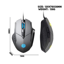 Load image into Gallery viewer, Inphic PW1H Wired Silent Illuminated Computer Gaming 6-Button Mouse