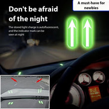 Load image into Gallery viewer, Safety Point Driving Assistance Positioning Mark Car Interior Luminous Sticker, 2pairs