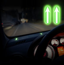 Load image into Gallery viewer, Safety Point Driving Assistance Positioning Mark Car Interior Luminous Sticker, 2pairs