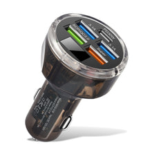 Load image into Gallery viewer, 5 in 1 3-line Multi-port Car Charger With Digital Voltage Display