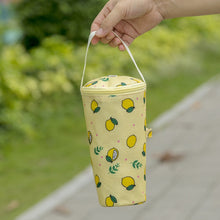 Load image into Gallery viewer, Portable Milk Tea Tote Bag Heat Preservation Eco-friendly Handbag Carrying Insulated Cup Cover, Lemon, Cats, Ice Cream, Bunny
