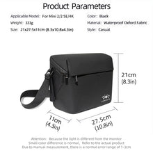 Load image into Gallery viewer, For DJI Mini 4K / Mini 2 SE / Mini 2 Portable Waterproof Shoulder Bag Messenger Bag, Mini 4K  Black