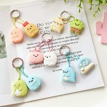Load image into Gallery viewer, 2pcs / Set Multi-Pattern Cartoon Keychain Lovely Key Hangers
