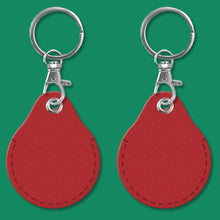Load image into Gallery viewer, 2pcs Cute Sensor Access Door Card Cover Keychain Elevator Water Drops Round Key Holder, Black, Pink, Wine Red, Pinch Winnie the Pooh, Pinch Strawberry Bear, Purple Rabbit, Cookie Doraemon, Fortune Cat, Circus, Starry Bear, Starry Bunny, Rich Woman Red ...