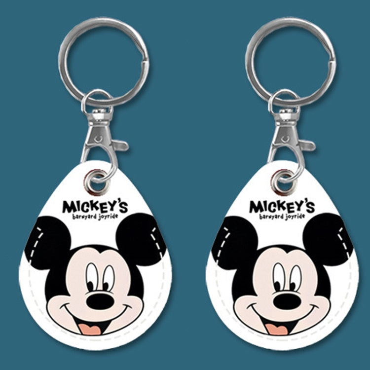 2pcs Cute Sensor Access Door Card Cover Keychain Elevator Water Drops Round Key Holder, Black, Pink, Wine Red, Pinch Winnie the Pooh, Pinch Strawberry Bear, Purple Rabbit, Cookie Doraemon, Fortune Cat, Circus, Starry Bear, Starry Bunny, Rich Woman Red ...