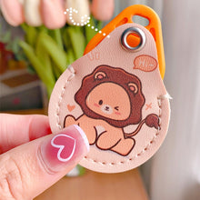 Load image into Gallery viewer, 2pcs Cute Sensor Access Door Card Cover Keychain Elevator Water Drops Round Key Holder, Three Pachas, Three Pandas, Three Mickeys, Lovely Pacha
