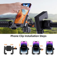 Load image into Gallery viewer, YYS-615 Motorcycle Bicycle Semi-Wrapped Riding Navigation Cell Phone Holder