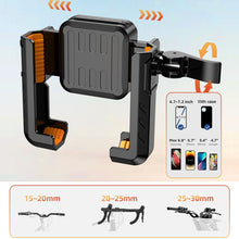 Load image into Gallery viewer, YYS-615 Motorcycle Bicycle Semi-Wrapped Riding Navigation Cell Phone Holder