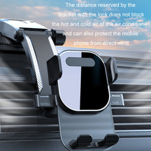 Load image into Gallery viewer, Car Suction Cup Dashboard Automatic Lock Mobile Phone Holder, Glossy Telescopic Base, Glossy Waterfall Base, Brushed Telescopic Base, Brushed Waterfall Base, Black Air Outlet, Orange Air Outlet, Black Telescopic, Orange Telescopic, Black Waterfall     ...