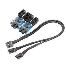 Load image into Gallery viewer, Motherboard 9Pin USB2.0 1 In 4 Extension Cable With Chip Support Multiple Interface For Shared Use, 1 In 4