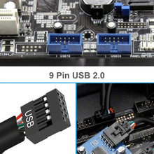 Load image into Gallery viewer, Motherboard 9Pin USB2.0 1 In 2 Extension Cable With Chip Support Multiple Interface For Shared Use, 1 In 2