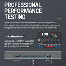 Load image into Gallery viewer, HUD Head-up Display OBD LCD Mileage Speedometer