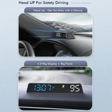 Load image into Gallery viewer, Head-up Display USB Powered High-definition Vehicle Code Altitude Meter