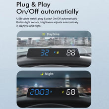Load image into Gallery viewer, Head-up Display USB Powered High-definition Vehicle Code Altitude Meter