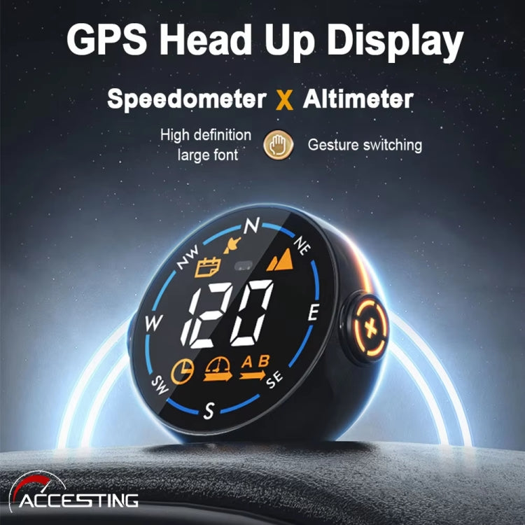 Head-up Display USB Powered Car GPS Altitude Meter