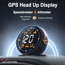 Load image into Gallery viewer, Head-up Display USB Powered Car GPS Altitude Meter