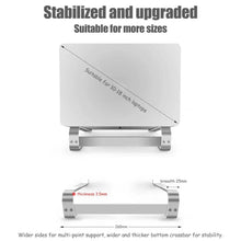 Load image into Gallery viewer, Aluminum Alloy Desktop Laptop Stand, for 10-18 inch