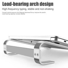Load image into Gallery viewer, Aluminum Alloy Desktop Laptop Stand, for 10-18 inch