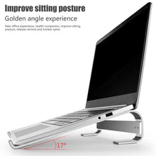Load image into Gallery viewer, Aluminum Alloy Desktop Laptop Stand, for 10-18 inch