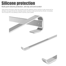 Load image into Gallery viewer, Aluminum Alloy Desktop Laptop Stand, for 10-18 inch