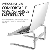 Load image into Gallery viewer, Desktop Aluminum Alloy Heightened Heat Dissipation Laptops Stand, for 13-17 inch