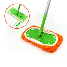 Load image into Gallery viewer, For Swiffer Sweeper and Other 10-inch Flat Mop Replacement Pads, 2pcs Terry Cloth, Coral Fleece Gray, Coral Fleece Green, Stripe Gray, Chenille Green, Chenille Orange, Chenille Gray