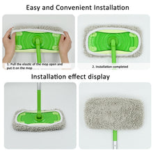 Load image into Gallery viewer, For Swiffer Sweeper and Other 10-inch Flat Mop Replacement Pads, 2pcs Terry Cloth, Coral Fleece Gray, Coral Fleece Green, Stripe Gray, Chenille Green, Chenille Orange, Chenille Gray
