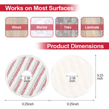 Load image into Gallery viewer, For Vileda Spin &amp; Clean Mop Refill Pad Round Microfiber Replacement Cloth Cover