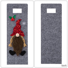 Load image into Gallery viewer, Christmas Cartoon Wine Bottle Cover Holiday Party Decoration Gift Bag, Red, Green, Pink, Black
