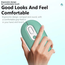 Load image into Gallery viewer, Rechargeable Illuminated Silent Wireless Mouse, 2.4G Pink, 2.4G Blue, 2.4G Green, 2.4G+Bluetooth Pink, 2.4G+Bluetooth Blue, 2.4G+Bluetooth Green