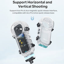 Load image into Gallery viewer, For Insta360 X4 aMagisn 50m Depth Waterproof Protective Case Quick Release Invisible Diving Cover, Waterproof Case