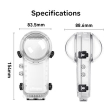 Load image into Gallery viewer, For Insta360 X4 aMagisn 50m Depth Waterproof Protective Case Quick Release Invisible Diving Cover, Waterproof Case
