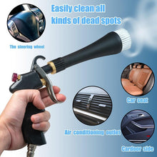 Load image into Gallery viewer, High Pressure Car Interior Cleaning Gun with Bearing Car Beauty Dust Removal Brush