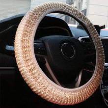 Load image into Gallery viewer, Universal Car Steering Wheel Ice Silk Non-slip Breathable Protective Cover