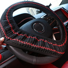 Load image into Gallery viewer, Universal Car Steering Wheel Ice Silk Non-slip Breathable Protective Cover