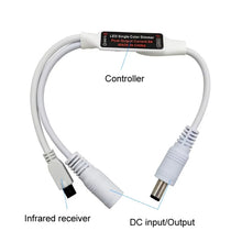 Load image into Gallery viewer, 6-Button Single-Color DC Controller Infrared Dimming Light With LED Controller