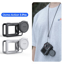 Load image into Gallery viewer, For DJI Osmo Action 5 Pro aMagisn Silicone Protective Case with Lanyard and Lens Cap