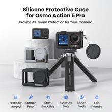 Load image into Gallery viewer, For DJI Osmo Action 5 Pro aMagisn Silicone Protective Case with Lanyard and Lens Cap