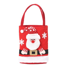 Load image into Gallery viewer, Cute Large Capacity Christmas Decorations Gift Bag Kids Candy Tote Bag, Santa Claus, Snowman, Elk, Bear